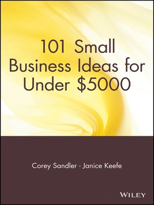 cover image of 101 Small Business Ideas for Under $5000